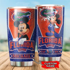 Florida Gators Tumbler Mickey Mouse NCAA Custom Name TB2158