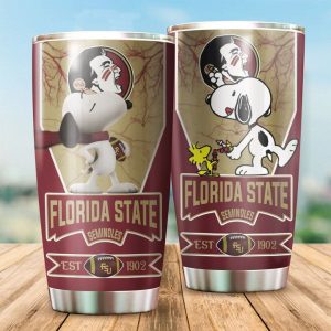 Florida State Seminoles Tumbler Snoopy NCAA TB0251