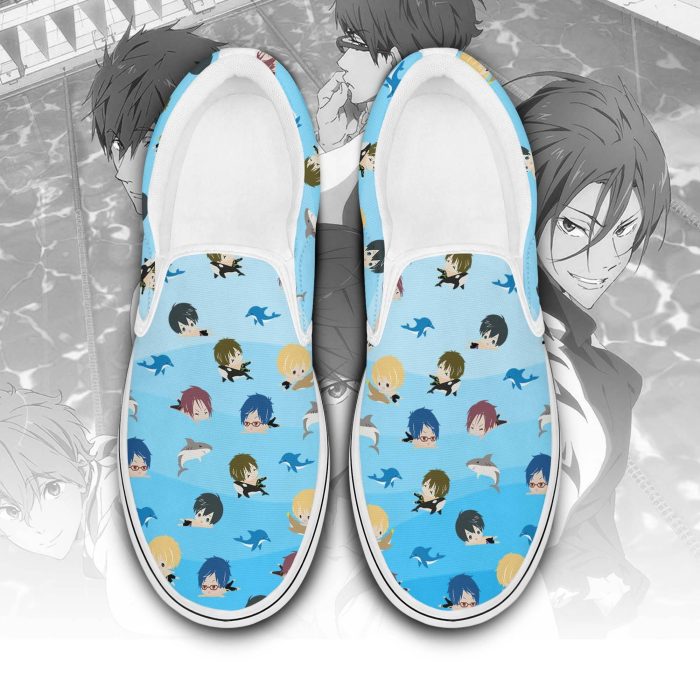 Free Iwatobi Swim Club Slip On Shoes Custom Anime