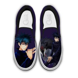 Fushiguro Megumi Slip On Shoes Custom Anime Jujutsu Kaisen Shoes