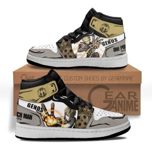Genos Kids Sneakers Custom Anime One Punch Man Kids Jordan 1 Shoes