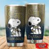 Georgia Tech Yellow Jackets Snoopy Custom Name Tumbler TB1352