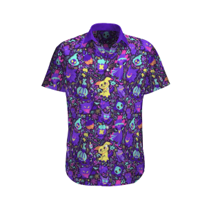 Ghost Pokemon Summer Hawaiian Shirt - Hawaiian Shirt For Women Men - Hawaiian Shirt Custom
