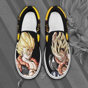 Gogeta Slip On Shoes Dragon Ball Custom Anime Shoes PN11