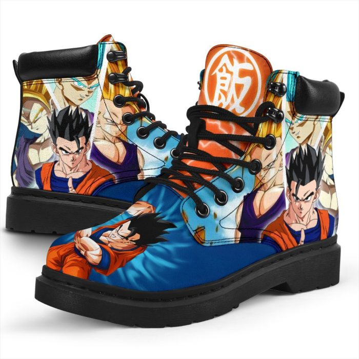 Gohan Dragon Ball Boots Timbs Anime Shoes Custom Fan TT20