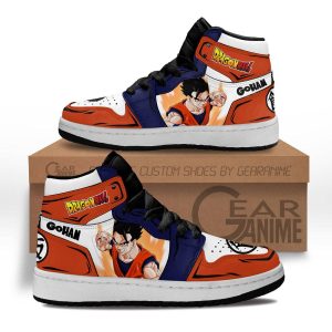 Gohan Kids Sneakers Custom Anime Dragon Ball Kids Jordan 1 Shoes
