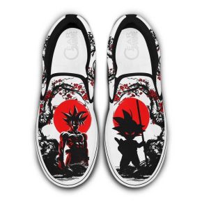 Goku Slip On Shoes Custom Japan Style Anime Dragon Ball Shoes
