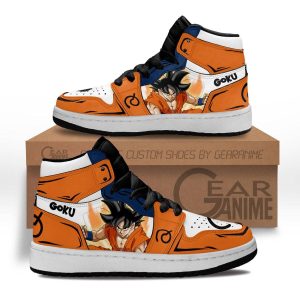 Goku Whis Kids Sneakers Custom Anime Dragon Ball Kids Jordan 1 Shoes