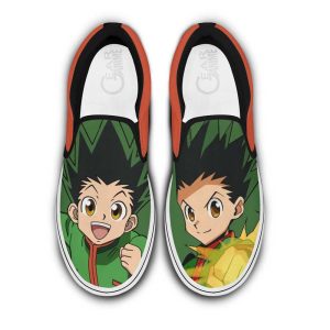 Gon Freecss Slip On Shoes Custom Anime Hunter x Hunter Shoes