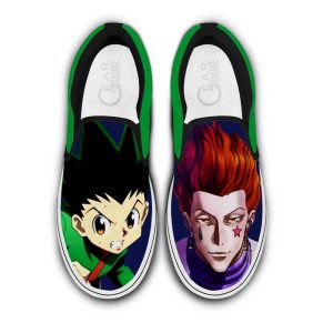 Gon & Hisoka Slip On Shoes Custom Anime Hunter x Hunter Shoes