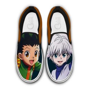Gon & Killua Slip On Shoes Custom Anime Hunter x Hunter Shoes