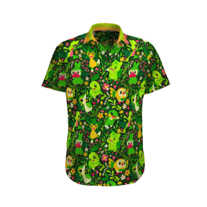 Grass Pokemon Summer Hawaiian Shirt - Hawaiian Shirt For Women Men - Hawaiian Shirt Custom