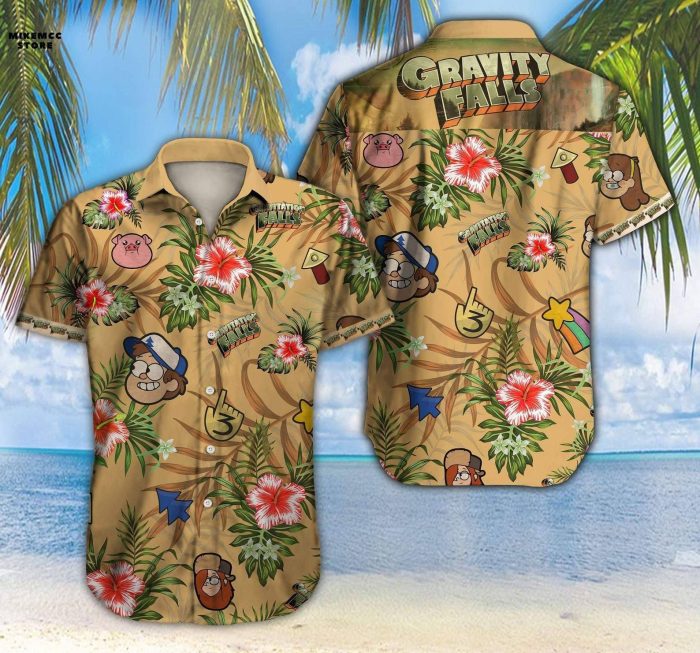 Gravity Falls Cartoon Network Hawaiian Shirt - Aloha Hawaiian Shirt For Women Men - Hawaiian Shirt Custom