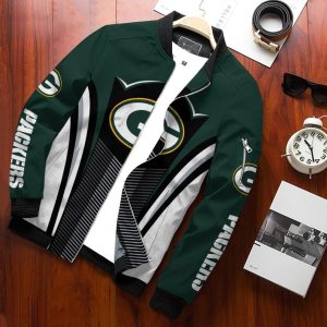 Green Bay Packers Bomber Jacket 3D Personalized For Fans 216