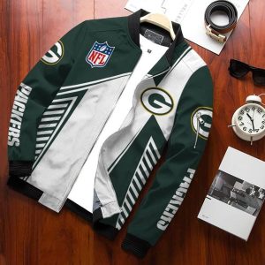 Green Bay Packers Bomber Jacket 3D Personalized For Fans 353