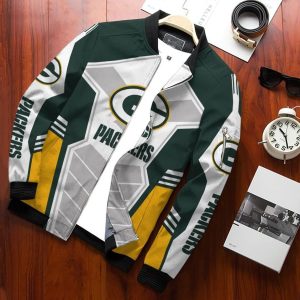 Green Bay Packers Bomber Jacket 3D Personalized For Fans 360