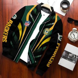 Green Bay Packers Bomber Jacket 3D Personalized For Fans 379