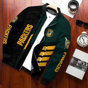 Green Bay Packers Bomber Jacket 3D Personalized For Fans 466