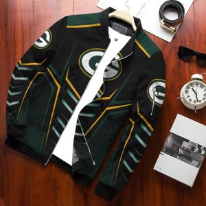 Green Bay Packers Bomber Jacket 3D Personalized For Fans 526