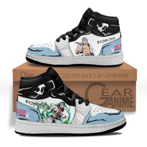 Grimmjow Jaegerjaquez Kids Sneakers Custom Anime Bleach Kids Jordan 1 Shoes