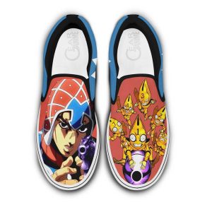 Guido Mista Slip On Shoes Custom Anime JoJo's Bizarre Adventure Shoes