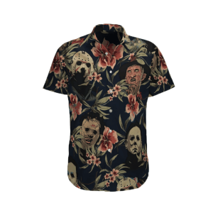 Halloween Horror Movies Hawaiian Shirt - Hawaiian Shirt For Women Men - Hawaiian Shirt Custom