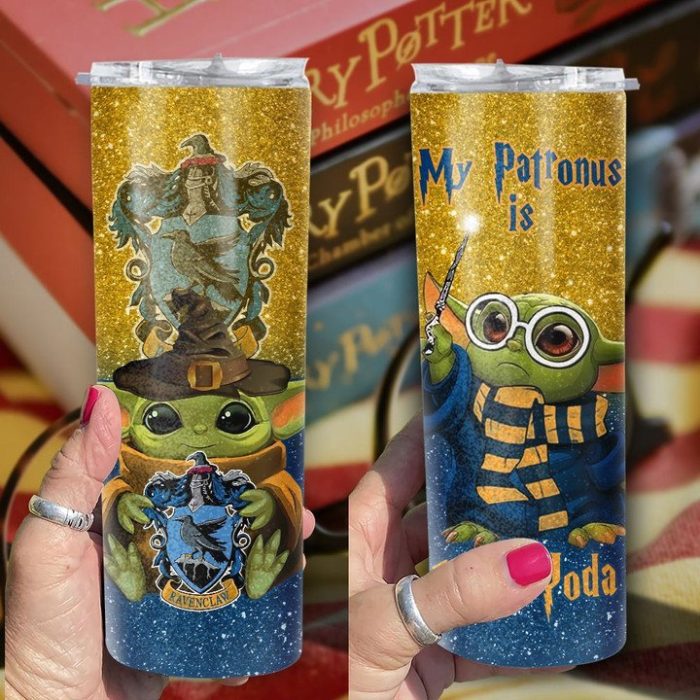 Harry Potter Ravenclaw Glitter Tumbler 01 TB2949