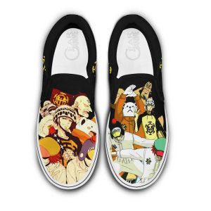 Heart Pirates Slip On Shoes Custom Anime One Piece Shoes