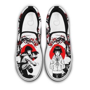Hinata Hyuga Slip On Shoes Custom Japan Blossom Anime Shoes