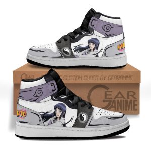 Hinata Hyuuga Kids Sneakers Custom Anime NRT Kids Jordan 1 Shoes