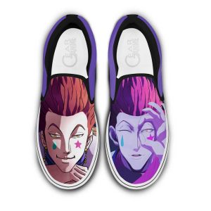 Hisoka Slip On Shoes Custom Anime Hunter x Hunter Shoes