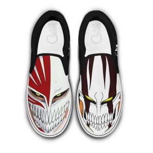 Hollow Ichigo Slip On Shoes Custom Anime Bleach Shoes