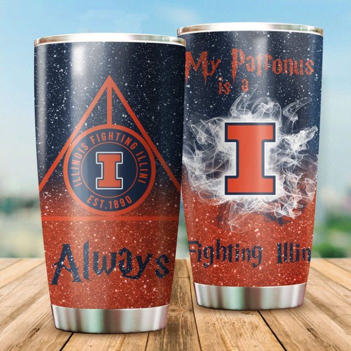 Illinois Fighting Illini Tumbler Harry Potter NCAA TB2793