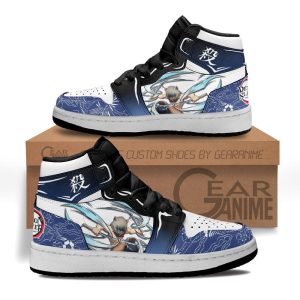 Inosuke Hashibira Kids Sneakers Custom Anime Demon Slayer Kids Jordan 1 Shoes