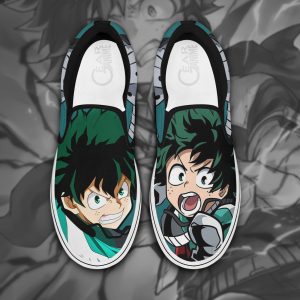 Izuku Midoriya Slip On Shoes My Hero Academia Custom Anime Shoes