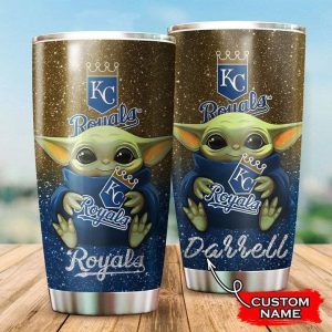 Kansas City Royals Baby Yoda Custom Name Tumbler TB0985