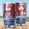 Kansas Jayhawks Tumbler Snoopy NCAA TB0794