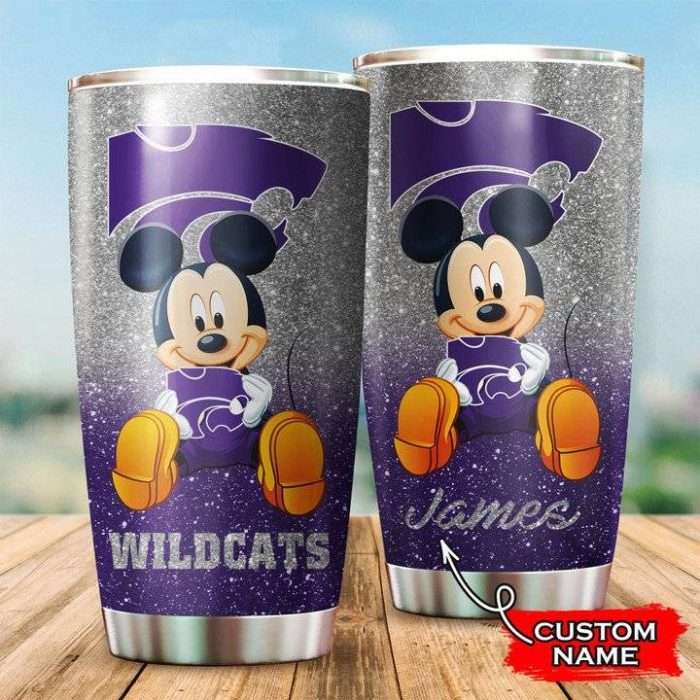 Kansas State Wildcats Mickey Custom Name Tumbler TB0672