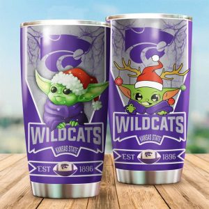 Kansas State Wildcats Tumbler Baby Yoda NCAA TB0623