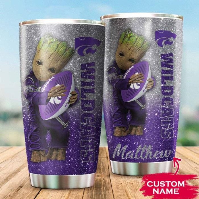 Kansas State Wildcats Tumbler Custom Groot NCAA TB1924