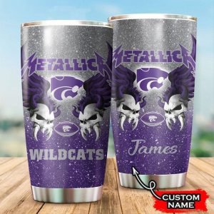 Kansas State Wildcats Tumbler Mtlc NCAA Custom Name TB2524