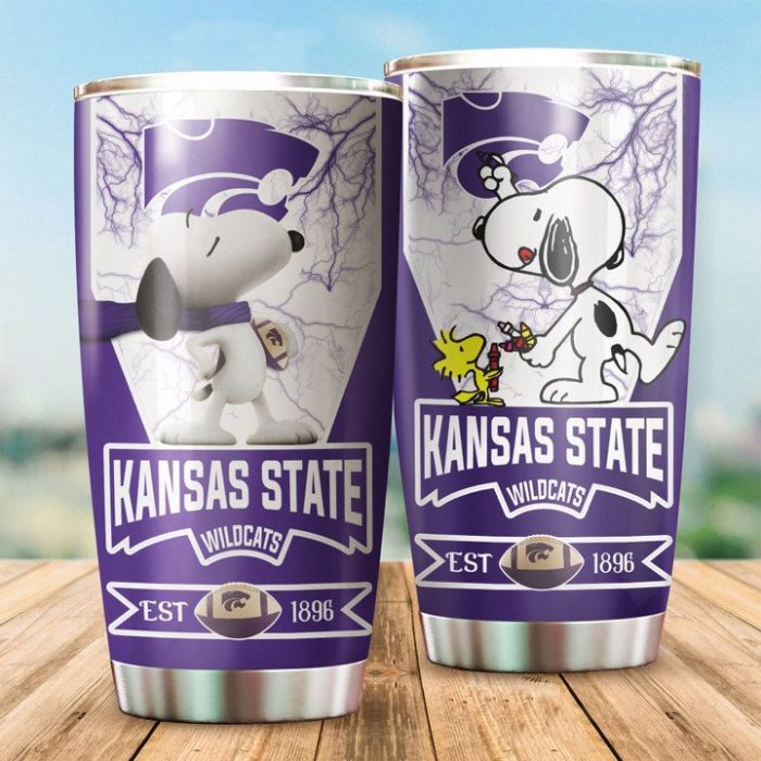 Kansas State Wildcats Tumbler Snoopy NCAA TB0492