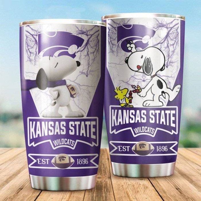 Kansas State Wildcats Tumbler Snoopy NCAA TB2330