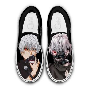Ken Kaneki Slip On Shoes Custom Anime Tokyo Ghoul Shoes