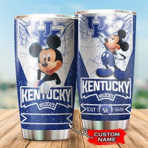 Kentucky Wildcats Tumbler Mickey Mouse NCAA Custom Name TB2126