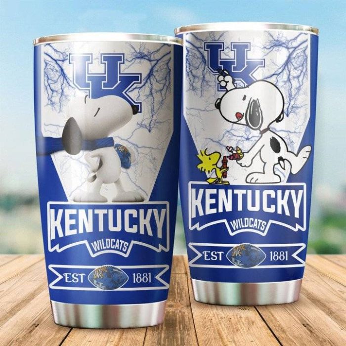 Kentucky Wildcats Tumbler Snoopy NCAA TB0262