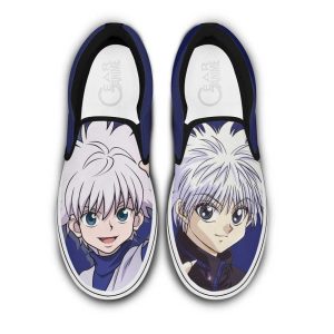Killua Slip On Shoes Custom Anime Hunter x Hunter Shoes
