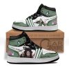 Kisuke Urahara Kids Sneakers Custom Anime Bleach Kids Jordan 1 Shoes