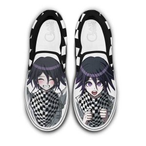 Kokichi Oma Slip On Shoes Custom Anime Danganronpa Shoes