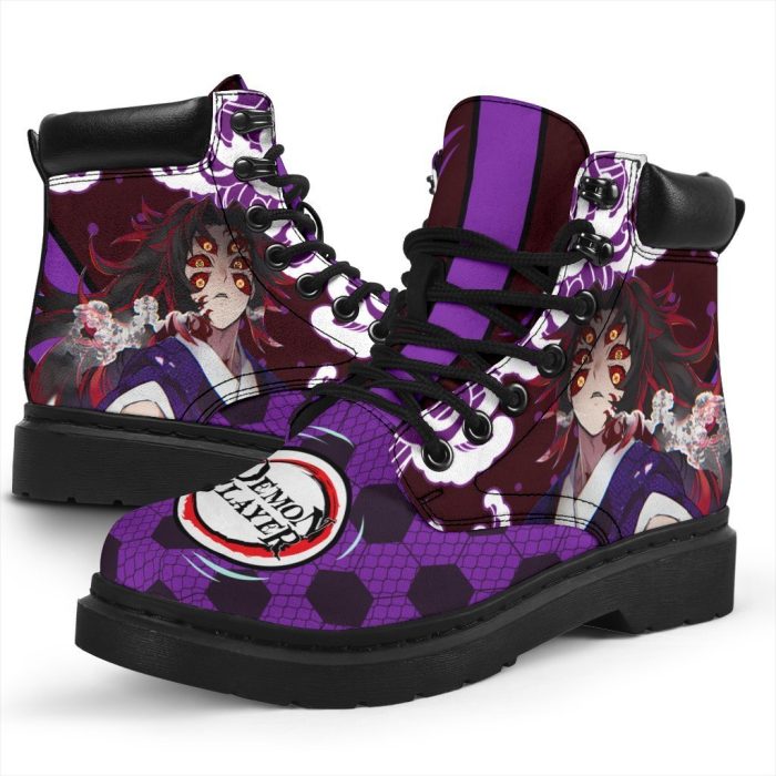 Kokushibou Boots Shoes Demon Slayer Anime Fan Gift TT12